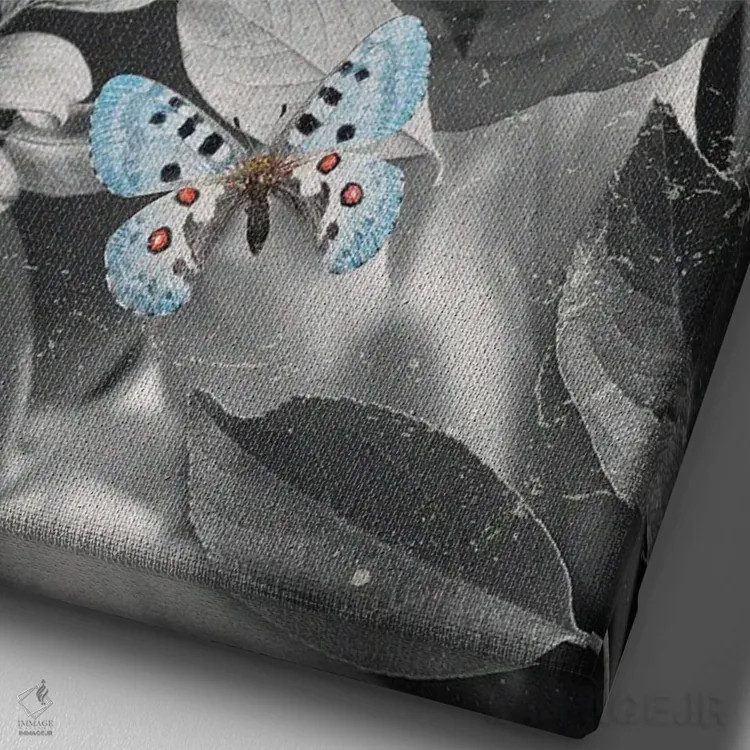 تابلو دکوراتیو آفتابگردان ۱۵ اثر ادسون راموس - نمای نزدیک بافت بوم