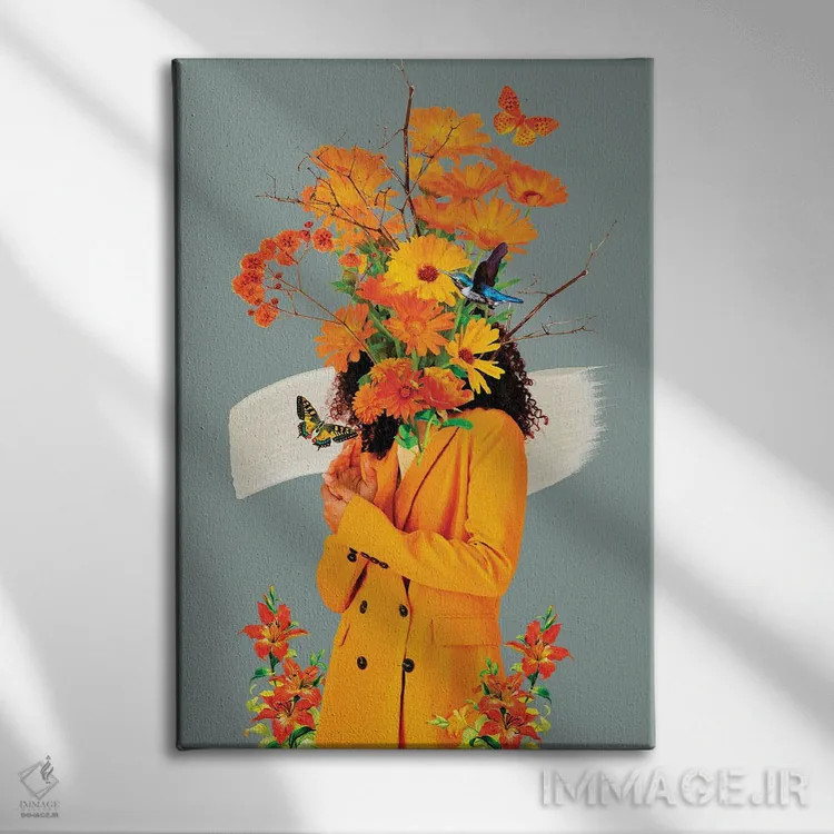 تابلو دکوراتیو آفتابگردان اثر ادسون راموس - نمای روبهرو روی دیوار