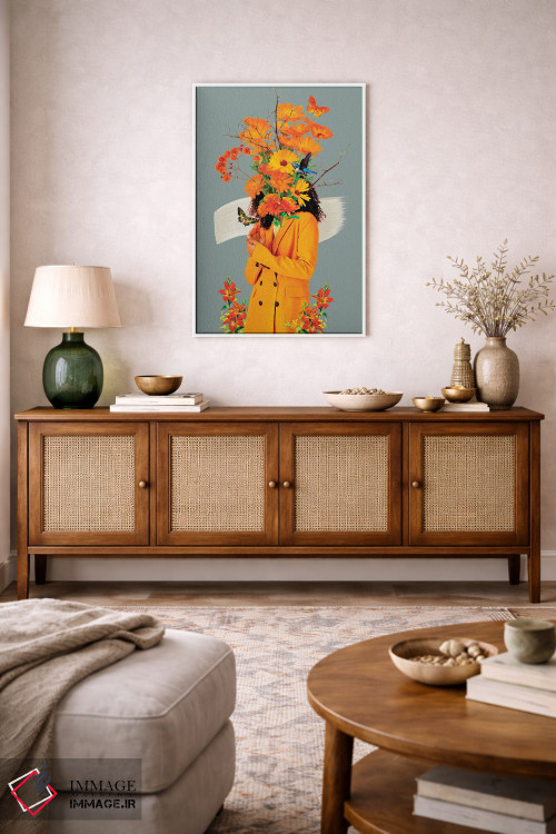 تابلو دکوراتیو آفتابگردان اثر ادسون راموس - D1W