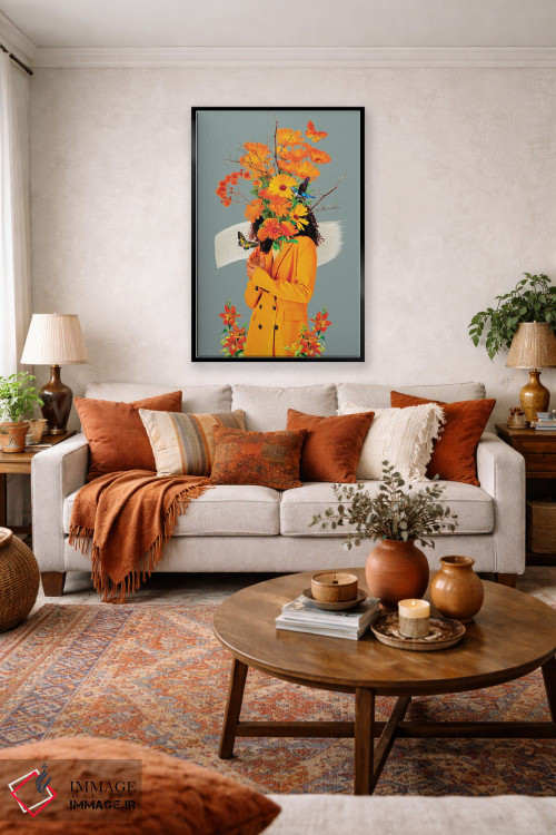 تابلو دکوراتیو آفتابگردان اثر ادسون راموس - D4B