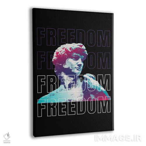 تابلو دکوراتیو تندیس آزادی پاپ اثر ادسون راموس - نمای پرسپکتیو محصول