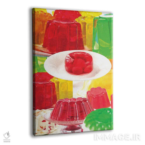 تابلو دکوراتیو ژله رنگارنگ اثر ادسون راموس - نمای پرسپکتیو محصول