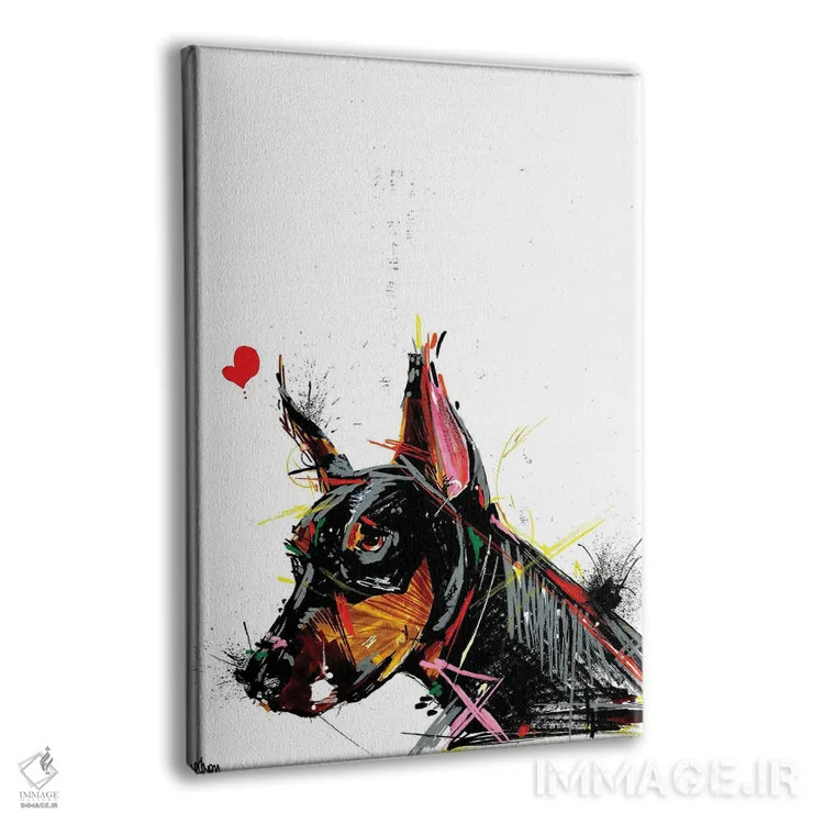 تابلو دکوراتیو سگ دوبرمن اثر ادسون راموس - نمای پرسپکتیو محصول