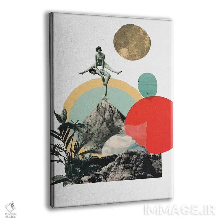 تابلو مدرن کوه اثر ادسون راموس - نمای پرسپکتیو محصول