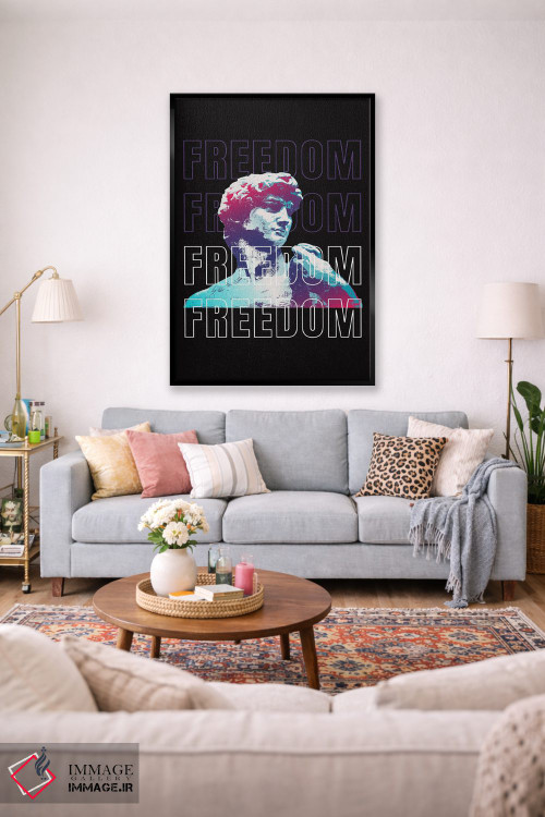 تابلو دکوراتیو تندیس آزادی پاپ اثر ادسون راموس - D2B