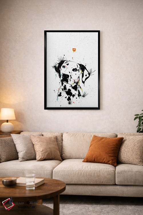 تابلو دکوراتیو سگ دالماتین اثر ادسون راموس - D4B