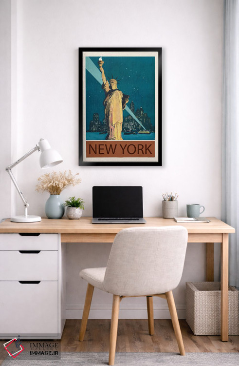 تابلو دکوراتیو شهر نیویورک اثر ادسون راموس - D5B