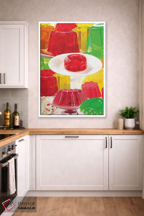 تابلو دکوراتیو ژله رنگارنگ اثر ادسون راموس - D3W