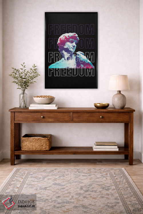 تابلو دکوراتیو تندیس آزادی پاپ اثر ادسون راموس - D4B