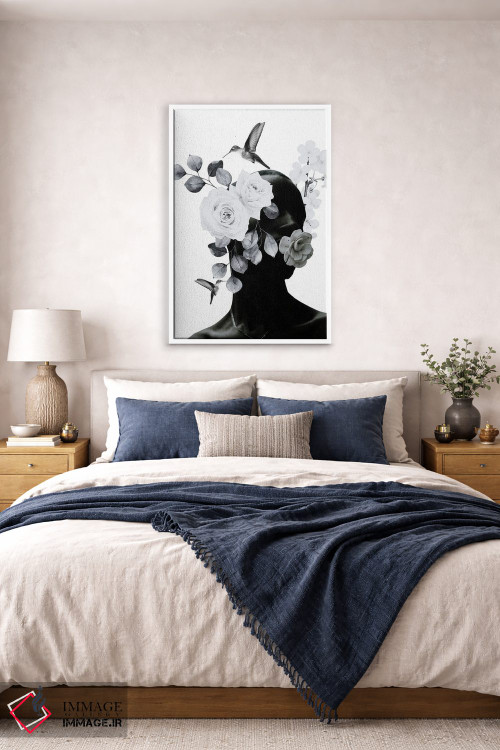 تابلو دکوراتیو کلاژ زیبایی سیاه اثر ادسون راموس - D5W