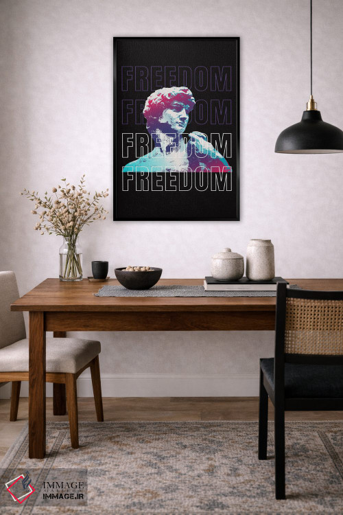 تابلو دکوراتیو تندیس آزادی پاپ اثر ادسون راموس - D5B