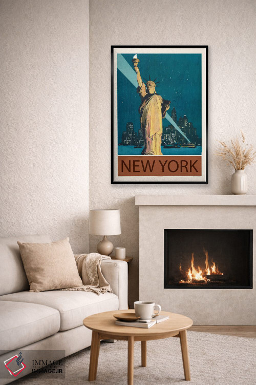تابلو دکوراتیو شهر نیویورک اثر ادسون راموس - D6B