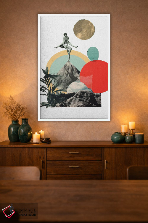 تابلو مدرن کوه اثر ادسون راموس - D1W