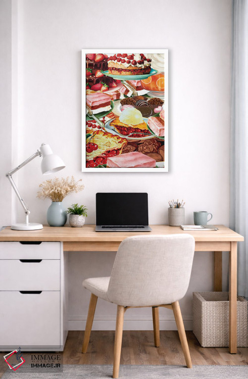 تابلو دکوراتیو پای ها و شیرینی ها اثر ادسون راموس - D6W