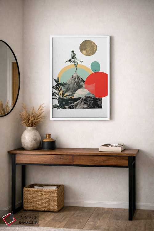تابلو مدرن کوه اثر ادسون راموس - D2W