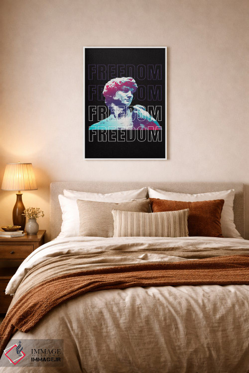 تابلو دکوراتیو تندیس آزادی پاپ اثر ادسون راموس - D6W