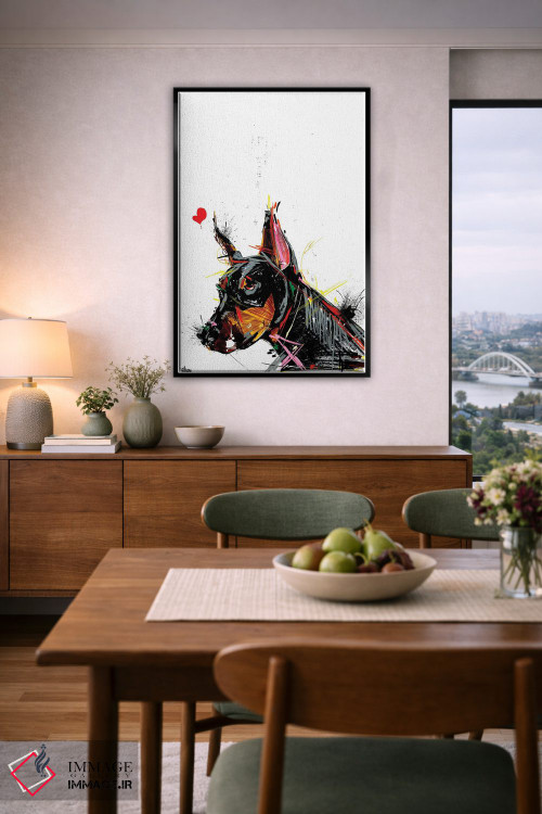 تابلو دکوراتیو سگ دوبرمن اثر ادسون راموس - D6B