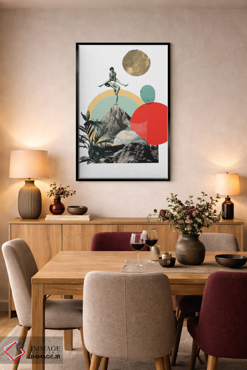 تابلو مدرن کوه اثر ادسون راموس - D6B