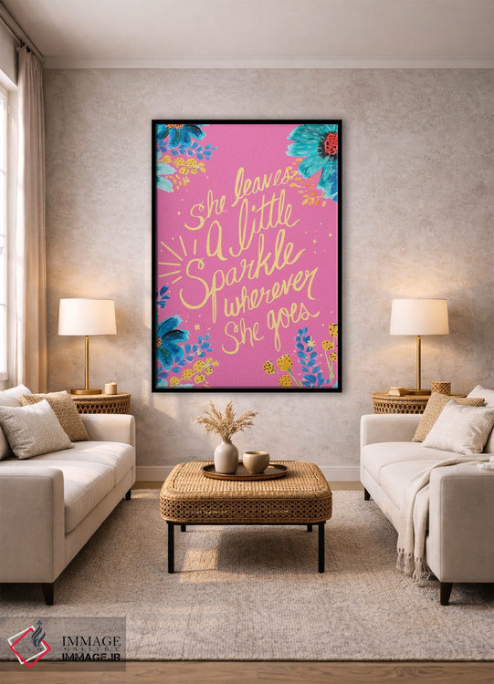 تابلو دکوراتیو درخشش اثر اتاوی - D2B