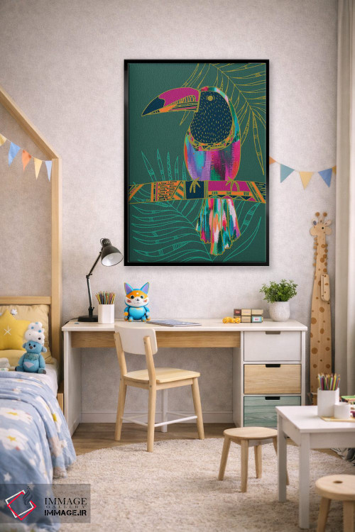 تابلو دکوراتیو توکان اثر اتاوی - D2B