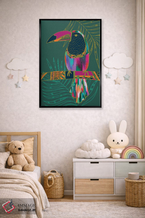 تابلو دکوراتیو توکان اثر اتاوی - D6B