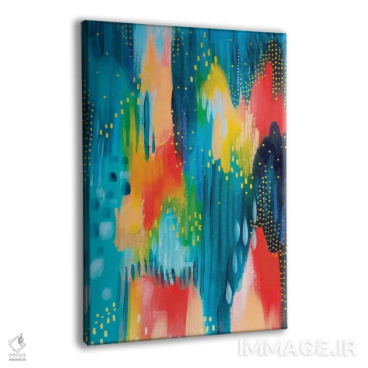 تابلو انتزاعی شماره ۳ اثر اتاوی - نمای پرسپکتیو محصول