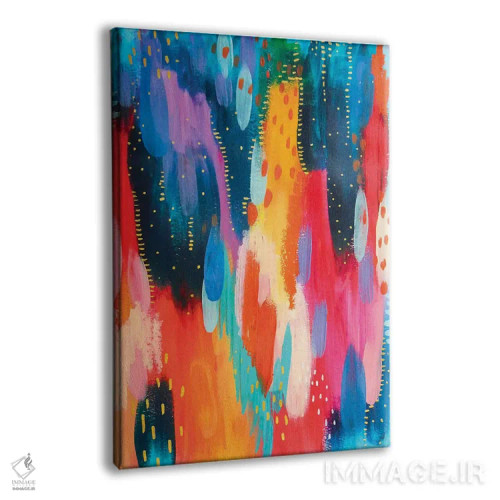 تابلو انتزاعی شماره ۴ اثر اتاوی - نمای پرسپکتیو محصول