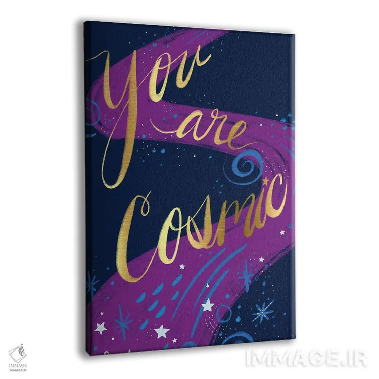 تابلو دکوراتیو تو کیهانی هستی اثر اتاوی - نمای پرسپکتیو محصول