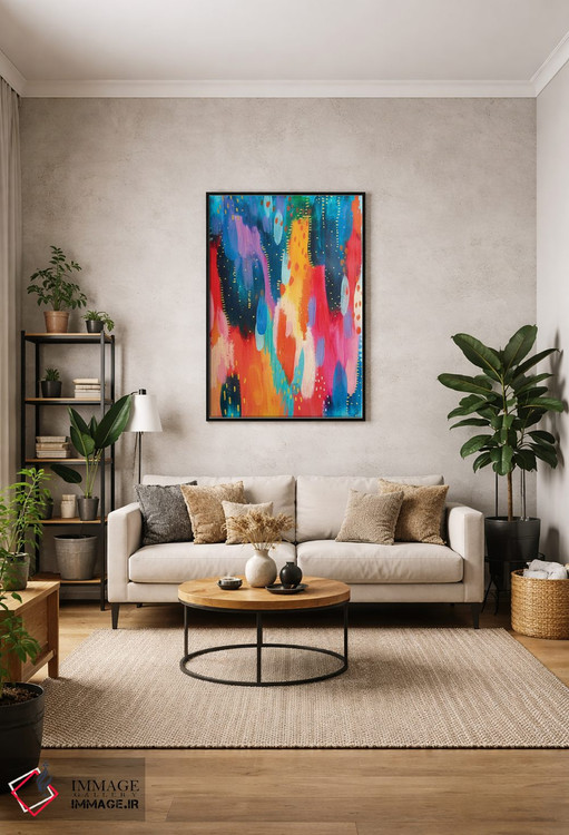 تابلو انتزاعی شماره ۴ اثر اتاوی - D1B