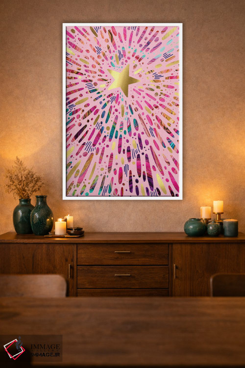 تابلو دکوراتیو انفجار ستاره ای اثر اتاوی - D1W