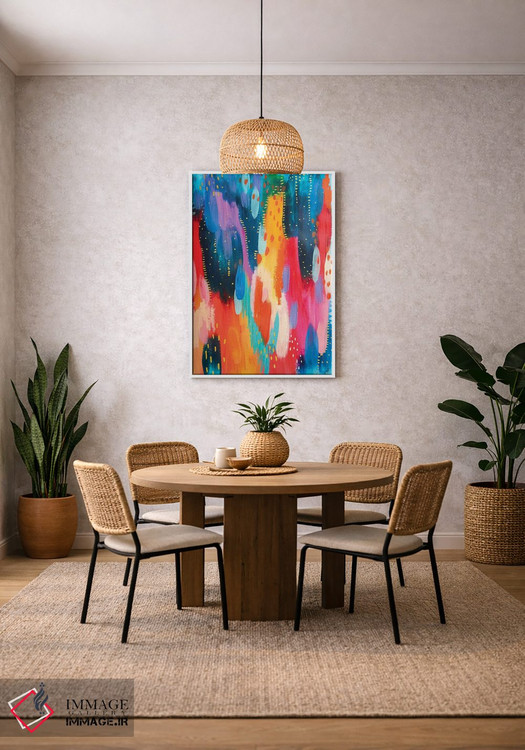 تابلو انتزاعی شماره ۴ اثر اتاوی - D3W