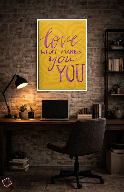 تابلو دکوراتیو دوست بدار آنچه تو را تو می کند اثر اتاوی - D3W