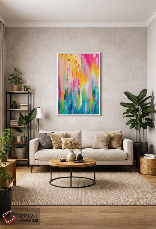 تابلو انتزاعی شماره ۹ اثر اتاوی - D1W