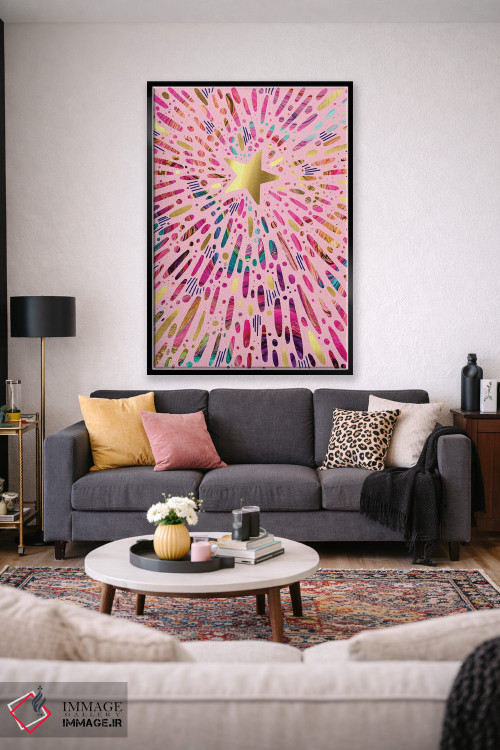 تابلو دکوراتیو انفجار ستاره ای اثر اتاوی - D2B