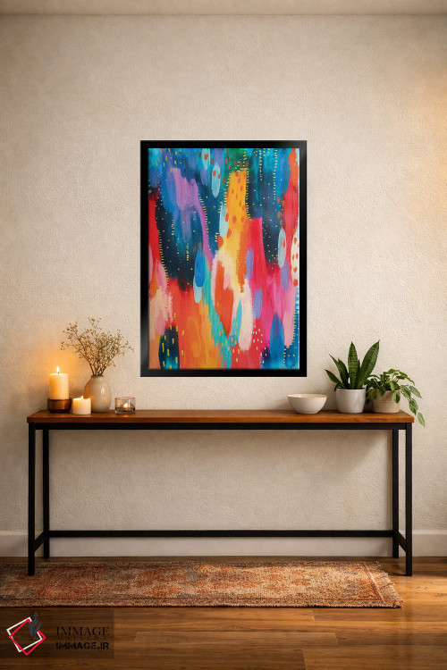 تابلو انتزاعی شماره ۴ اثر اتاوی - D6B