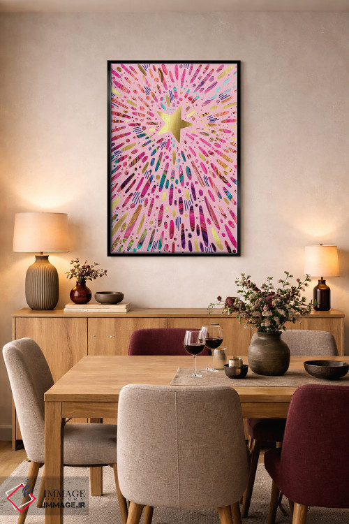 تابلو دکوراتیو انفجار ستاره ای اثر اتاوی - D4B