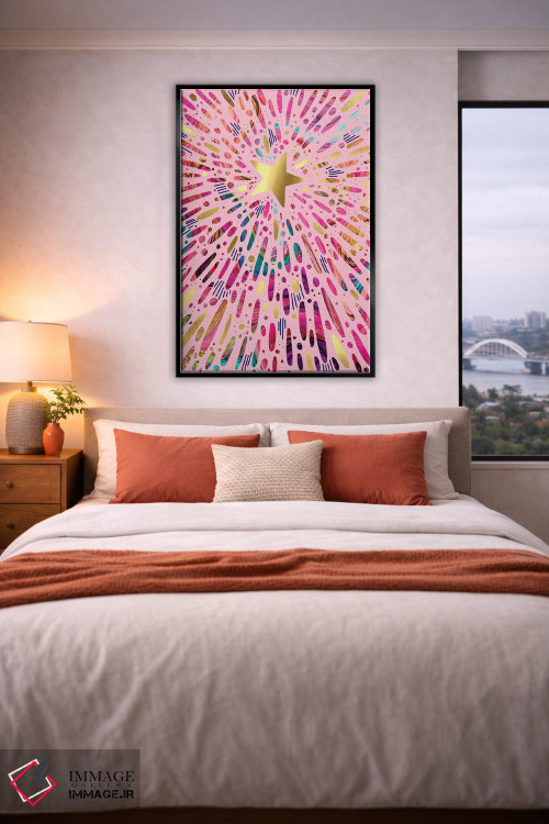 تابلو دکوراتیو انفجار ستاره ای اثر اتاوی - D5B