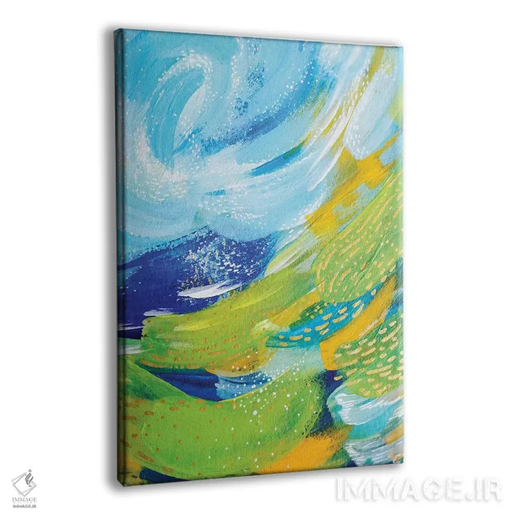 تابلو انتزاعی شماره ۷ اثر اتاوی - نمای پرسپکتیو محصول