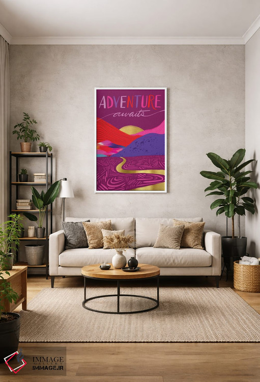 تابلو دکوراتیو ماجراجویی در انتظار است اثر اتاوی - D1W