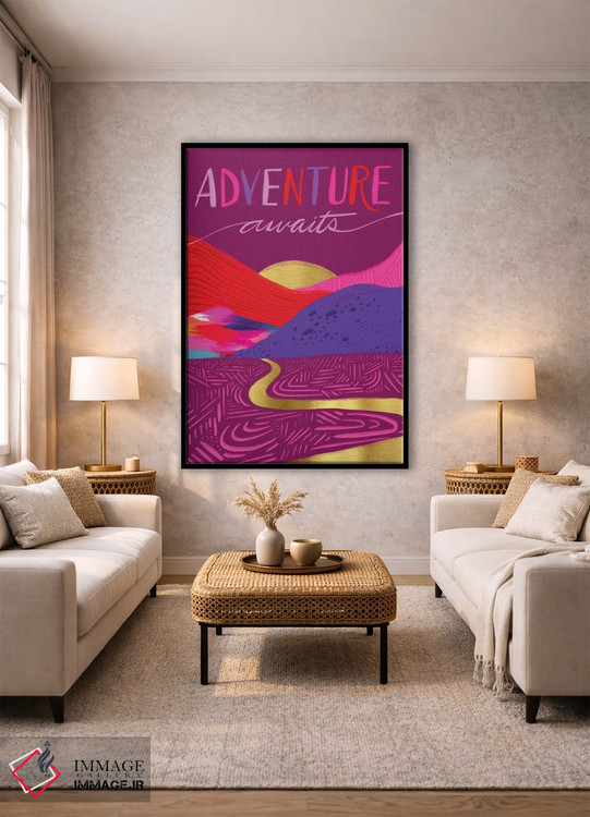 تابلو دکوراتیو ماجراجویی در انتظار است اثر اتاوی - D2B