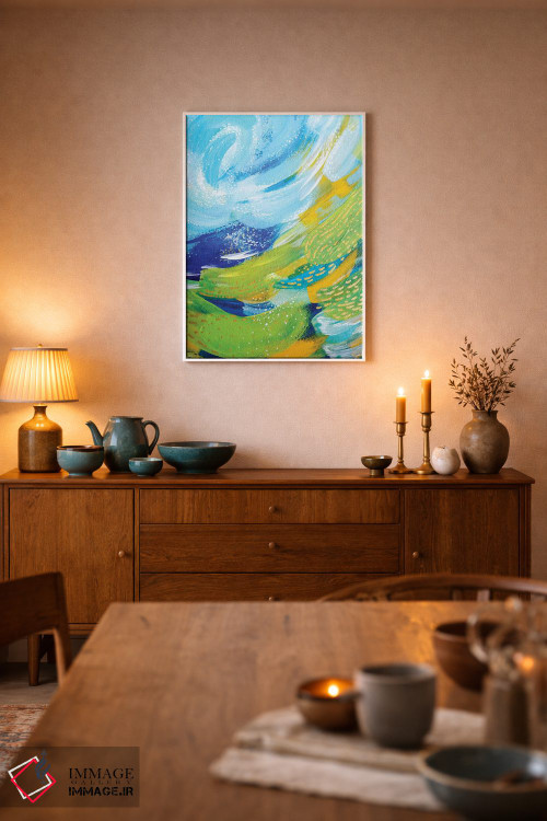 تابلو انتزاعی شماره ۷ اثر اتاوی - D6W