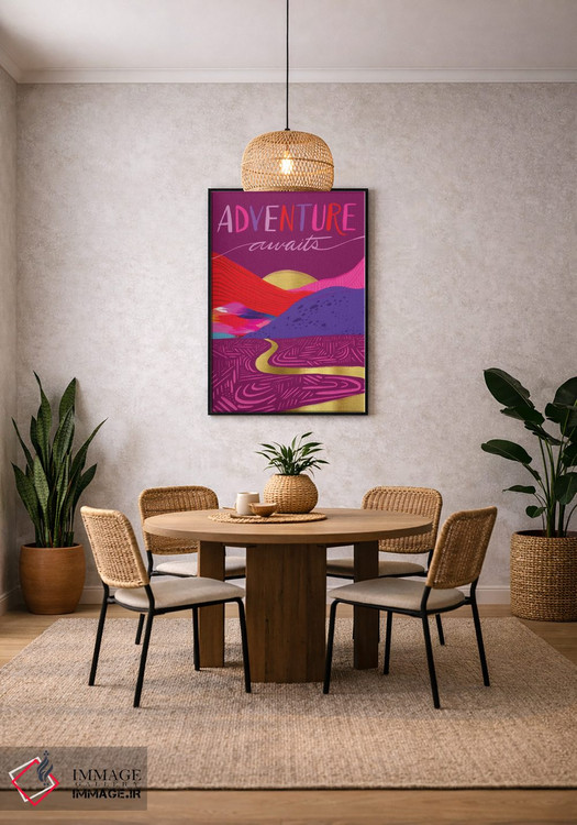 تابلو دکوراتیو ماجراجویی در انتظار است اثر اتاوی - D4B