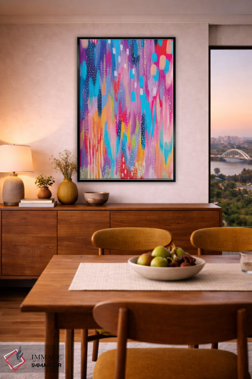 تابلو انتزاعی شماره ۵ اثر اتاوی - D6B