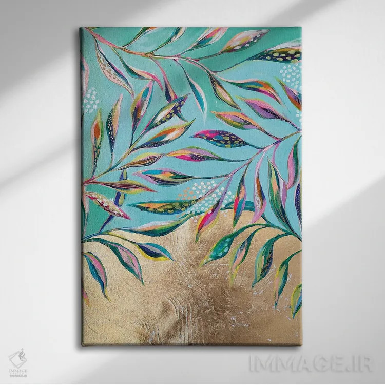 تابلو دکوراتیو لحظه ای آرام اثر اتاوی - نمای روبهرو روی دیوار