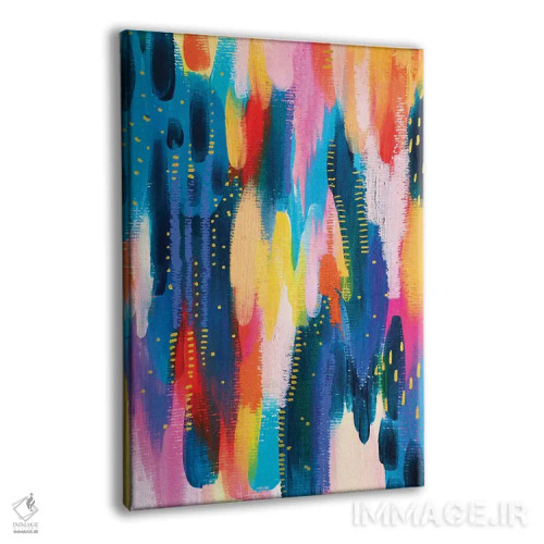 تابلو انتزاعی شماره ۸ اثر اتاوی - نمای پرسپکتیو محصول