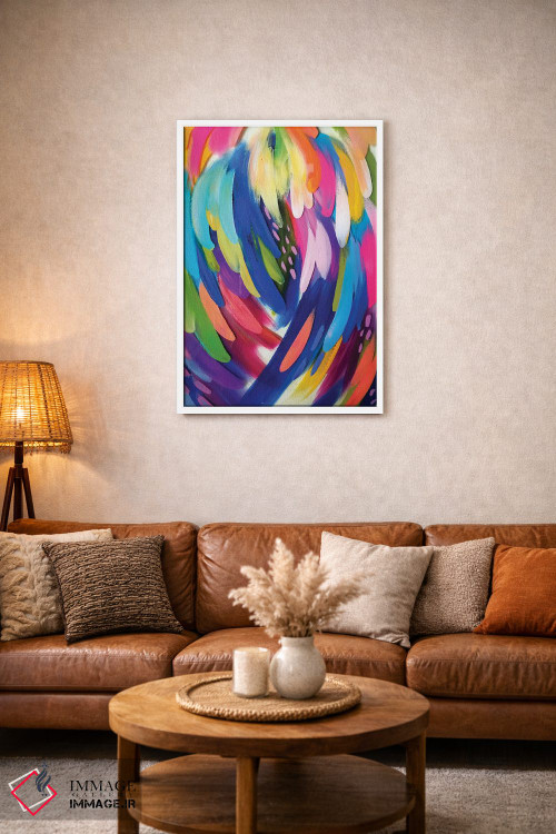 تابلو انتزاعی شماره ۱۰ اثر اتاوی - D2W