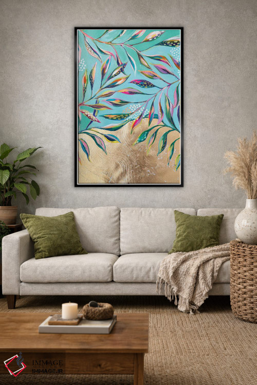 تابلو دکوراتیو لحظه ای آرام اثر اتاوی - D1B