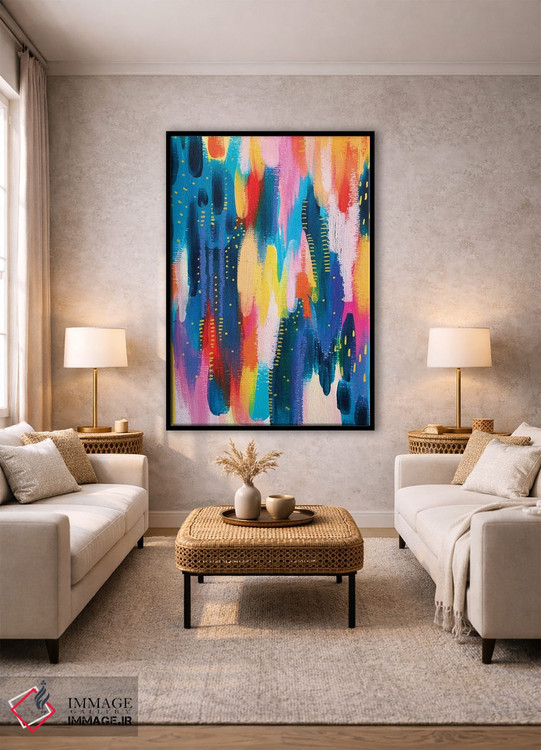 تابلو انتزاعی شماره ۸ اثر اتاوی - D1B