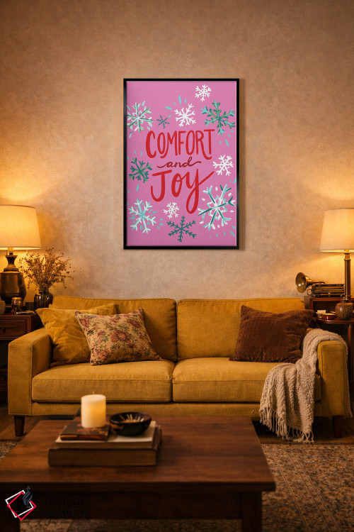 تابلو دکوراتیو آرامش و شادی اثر اتاوی - D3B