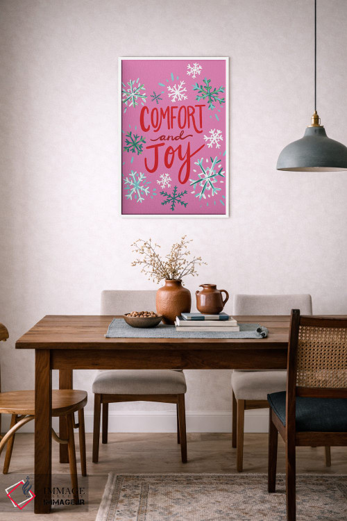 تابلو دکوراتیو آرامش و شادی اثر اتاوی - D4W